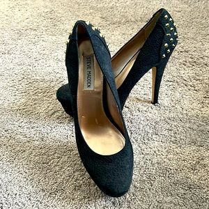 Steve Madden leather studded heels